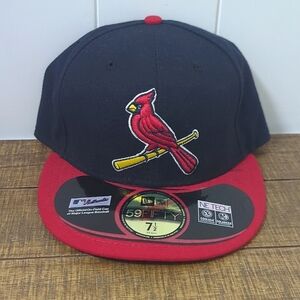 🌟St Louis Cardinals 59 Fifty Hat Flat Bill size 7 1/2